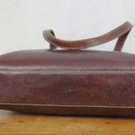 Ellington "Sorrento Working Purse" Portfolio Style Brown Leather Satchel Purse Tan Photo 4