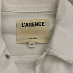 L'Agence L’AGENCE White Denim Jacket Photo 2