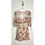 For Love & Lemons Isadora Dress Mini in Blush Size Small Photo 9