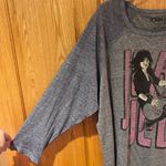 Lucky Brand Joan Jett World Tour II Crew Neck Raglan Long Sleeve Tee Shirt XXL Photo 5