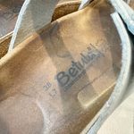 Betula Birkenstock Mayari Leather Strap Sandals in‎ Silver Brown Summer Size 7 Photo 4