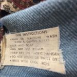 Fred Rothschild Vintage Denim Midi Dress Paisley Belt Timeless Boho Western Blue Photo 6