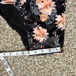 Beachsissi 🦋  Black Peach Floral Swim Bottoms Beach Summer Vacation Photo 5