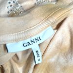 Ganni  t-shirt tie dye crystals writing on the back size large Photo 2