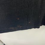 Flax Stretchy Knit Scoop Neck Long Sleeve Mini Dress Black Lagenlook Womens L Photo 7