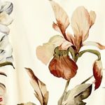 Sachin & Babi Lisandra Satin Crêpe Floral Midi Dress Eggshell Venetia Petals Size 2 Photo 5