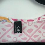 Beachy Wide Sleeve Lightweight Pull On Romper Cover Up with Lace Detail‎ Size L Pink Size L Photo 3