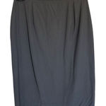 Banana Republic Gray Wool Blend Stretch Pencil Skirt Size 6 Above Knee Length Photo 0