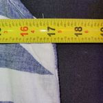 Beach Lunch Lounge Womens White & Blue Linen Sleeveless Knee Length Dress Size S Photo 11