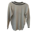 Liz Sport Vintage Tennis Sweater Sz.Small Varsity Preppy Club 80-90’s Gray/Navy Photo 1