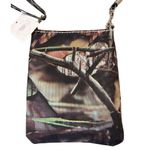 Small Camouflage Purse NEW Green Flower Jewel Photo 3