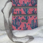 Simply Southern Women's Pink Cactus Print Crossbody Bag Medium Adjustable Strap Photo 0