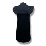 Who What Wear ‎ Womens' Small Black Ruffled Dress Button Front Photo 2