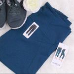 Active Life New  Teal Mesh Capri Leggings Photo 0