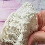 Sun & Shadow  WOOL MOHAIR OPEN CROCHET KNIT FOLDOVER COWL NECK SWEATER M Photo 13