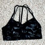 All In Motion Black Camouflage Sports Bra  straps camo women’s large workout Photo 0