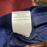 Ali & Jay Velvet Wrap Dress Navy Blue Sleeveless Midi Belted Spaghetti Strap M Size M Photo 8