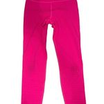 Carbon 38 Jacquard Sweetheart Bra in Neon pink with High Rise 7/8 Leggings NWOT S Photo 5