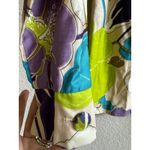 VTG 60's INDORABLES of CALIFORNIA MOD Bright Floral‎ Jacket Shirt Shacket S Photo 4