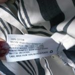 A New Day  Striped Ruffle Flutter Sleeve Crop Top L Photo 4