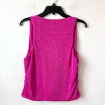 Naked Wardrobe  Ruched Front V-Neck Crop Tank Womens‎ Size 1X Pink Photo 3