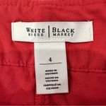 White House | Black Market Tie Waist Eyelet Shorts Women’s 4 Pink Preppy Classic Photo 3