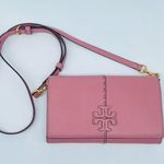 Tory Burch McGraw Wallet Crossbody Pink Magnolia Leather crossbody bag Photo 1