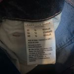 American Eagle  Distressed Mom Straight Blue Jeans SZ 16R Photo 8