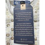 Democracy  White Sequin Embroidered Ruffle Sleeve Tunic Top Plus Size 1X Photo 4