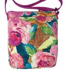 Vera Bradley  Iconic Mini Hipster Crossbody Purse RFID Superbloom‎ Quilted Floral Photo 5