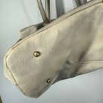 Free People  large cream gray washed tote purse 16x12x6.5" 11" handle Photo 10
