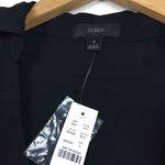 NWT J. Crew Black Drapey Long Sleeve Wrap Mini Dress Size 2 Workwear Classic Photo 4