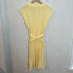 Athleta - Newport Wrap Dress Yellow Stripe Summer Outdoor Petite Photo 6
