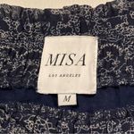 MISA Los Angeles  Floral Mini Ruffle Skirt Size Medium Blue white flowy stretch Photo 1