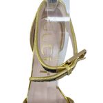 Gucci Soko Bee Blue Glitter Platform Heels Gold
Trim Ankle Strap Size 38.5 Photo 2