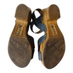 Korks Bagley Platform Cool Grey Leather Studded Chunky Heeled Strappy Sandals 8M Gray Size 8 Photo 9