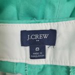 J.Crew Factory Green Cotton Flat Front Shorts Women’s Size 8 Casual Summer Chino Photo 4