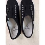 Hurley  Womens Black Canvas Slip On‎ Casual Shoes Sneakers Size 7M Photo 1