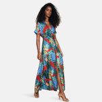Hutch  anthropologie palm print maxi dress Photo 2