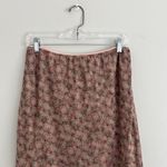 Connected Apparel Y2K BROWN AND‎ PINK  CIRCULAR MIDI SKIRT Photo 2