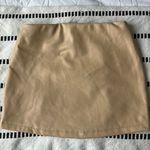 AFRM Mini Leather Skirt Tan Size XS Photo 2