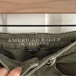 American Eagle AEO Twill Green Midi Shorts Women’s Size 6 Photo 7