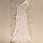 Dress the Population NWT Georgina White One Shoulder Gown size M Photo 5