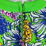 Peck & Peck Vintage Vibrant Floral Dress - Green and Purple Size S Photo 5