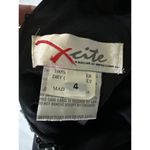 Xcite Black Strapless ruched sequined prom dress sexy lpw back size 4 Photo 10