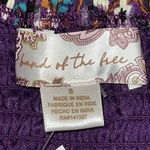 BOG Band Of The Free CORALINE PURPLE IVORY FLORAL CROSSOVER MINI DRESS SMALL NEW Photo 6