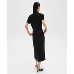 Theory New!  Military Polo Wool MidiDress Black‎ Sz 4 $595 Photo 1