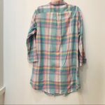 Lauren Ralph Lauren Notch Collar Plaid Sleep Shirt sz small Pink Photo 8