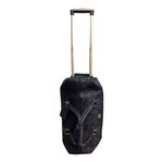 Diane Von Furstenberg DVF Monogram Rolling Duffel Bag Navy Logo Canvas Silver Hardware Travel Carryon Photo 7