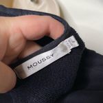 Moussy Black midi jersey cotton sweatshirt dress sz 2 Photo 5